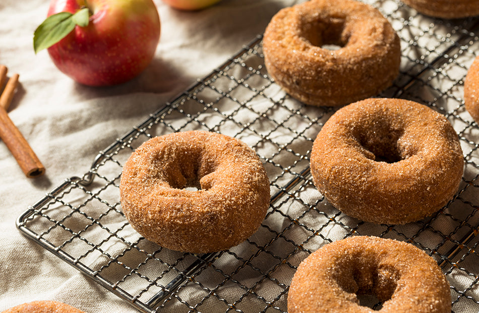 Apple cider donuts that pair with Empathy Red Wine