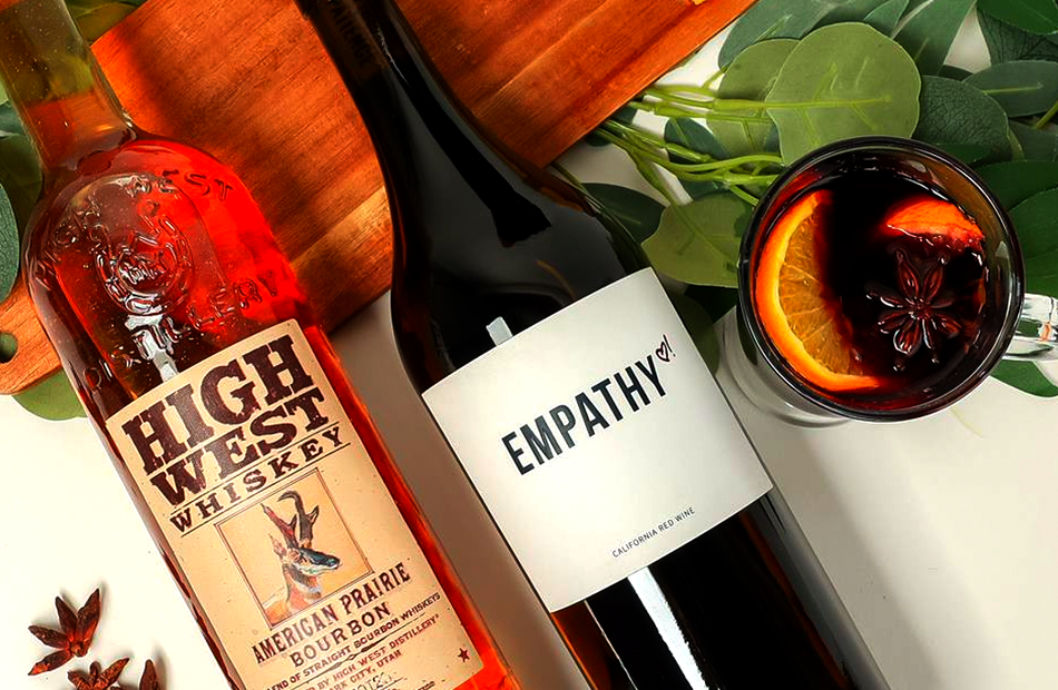 Empathy Red Blend and high west whiskey